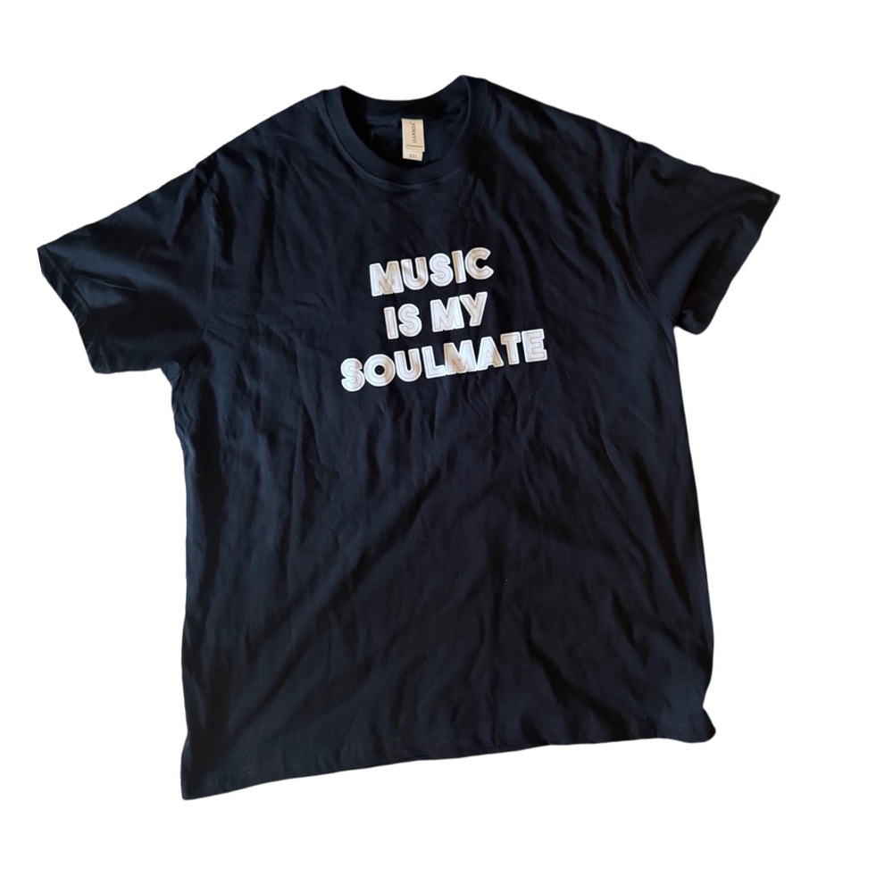 New custom honorable citizens Black Graphic T-Shirt - Music Is My Soulmate
